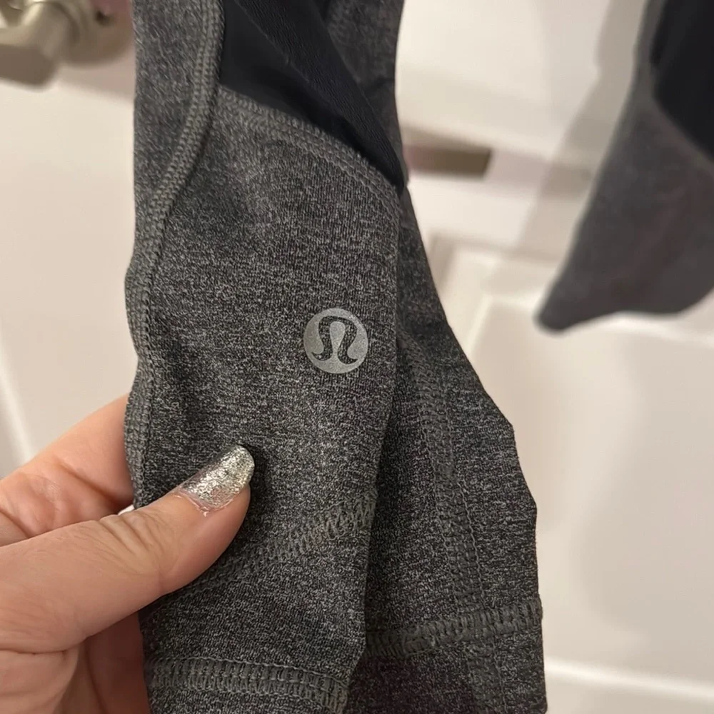 Worn Lululemon Gray Leggings size 4